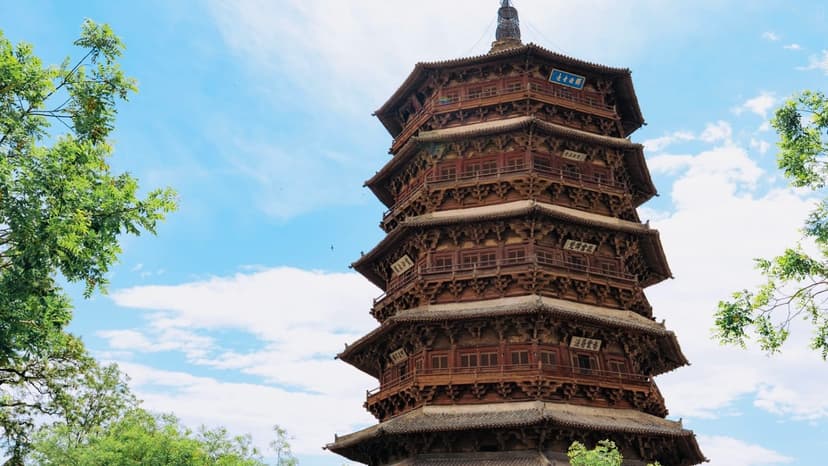 The Yingxian Wooden Pagoda.jpg The Yingxian Wooden Pagoda.jpg